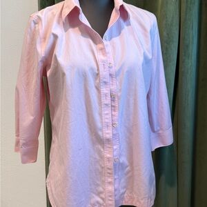 Coldwater Creek Pink Button-Up Blouse